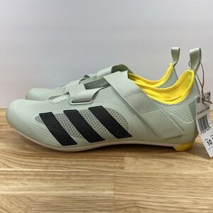 Adidas The Indoor Cycling Bike Shoes Men's 10 Green‎ 3-Bolt GX1668